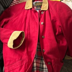Barn Jacket with Plaid Lining